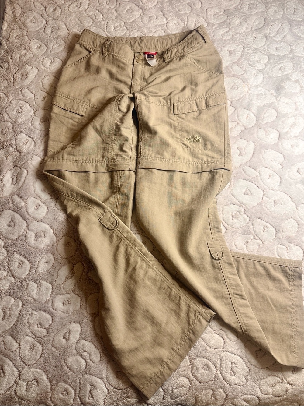 The North Face Women's Convertible Hiking Pants in khaki/beige